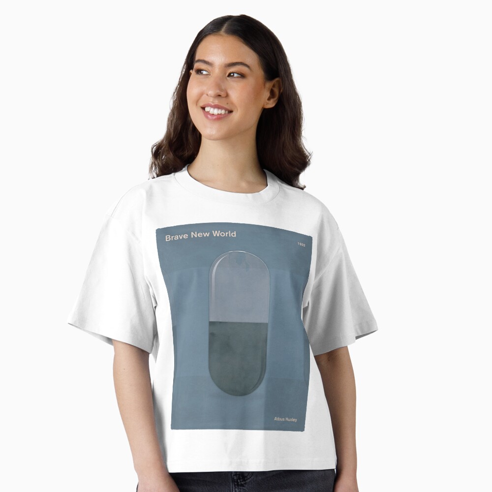 Aperçu de l'œuvre T-shirt boxy créée et vendue par RedHillPrints.