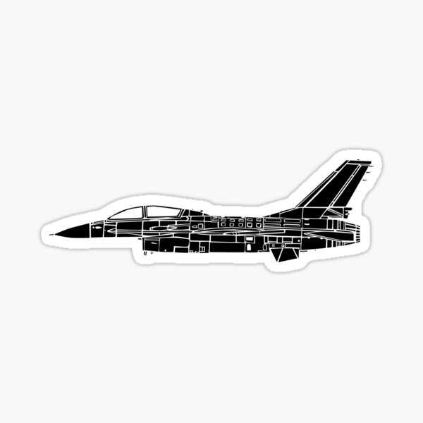 Item preview, Avión de combate F16 Fighting Falcon designed and sold by bellavanceink.