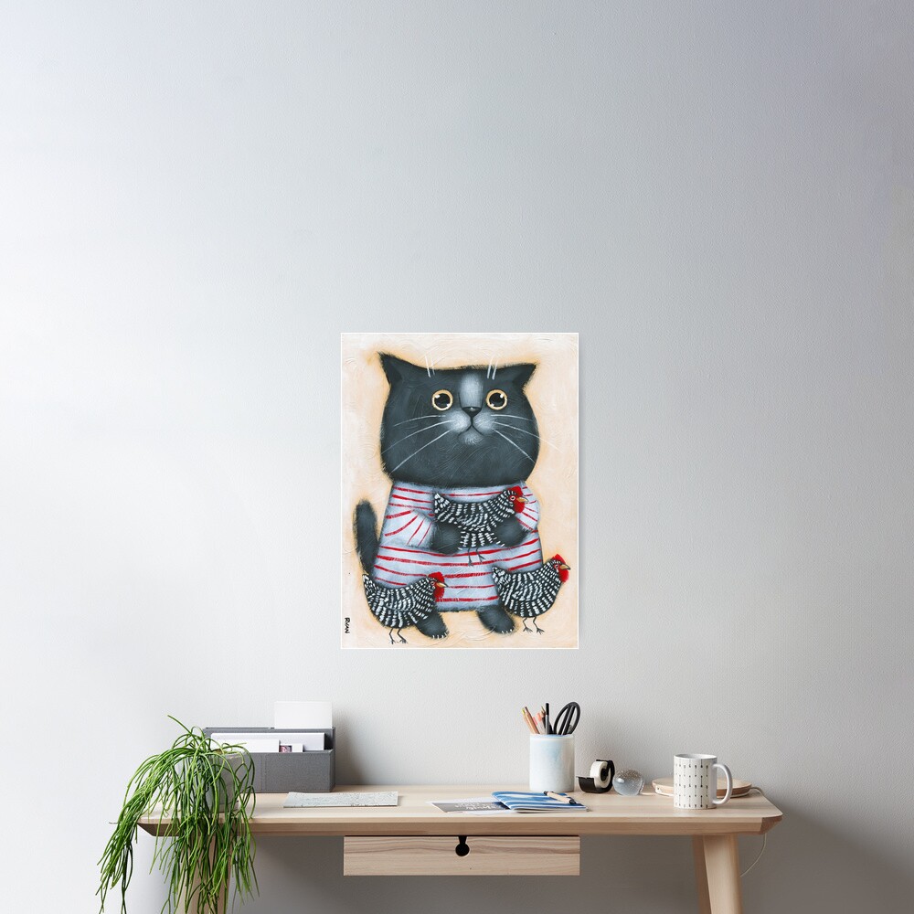 Item preview, Poster designed and sold by KilkennyCat Art.
