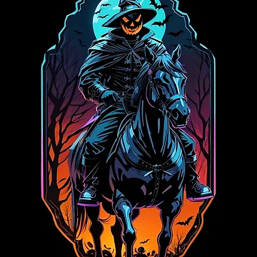 Artwork thumbnail, Halloween Horseman With Pumkin by Desfix