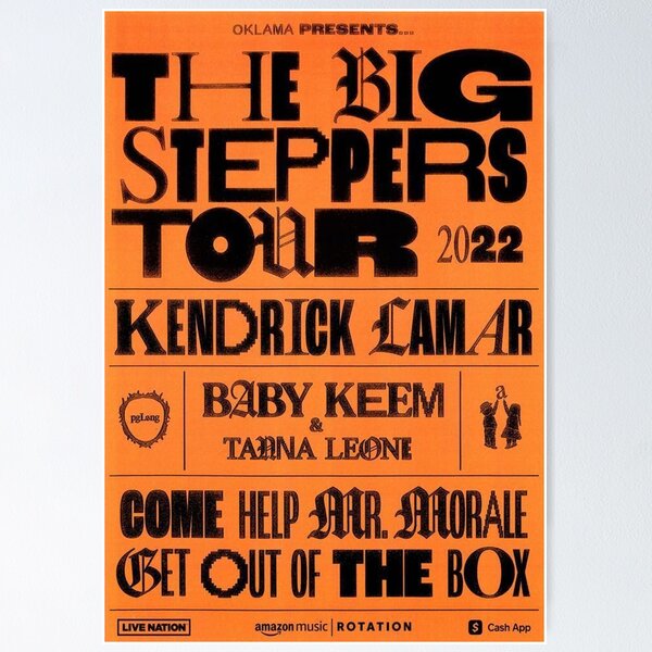 Item preview, La gira de los Big Steppers designed and sold by HoustonGraham.
