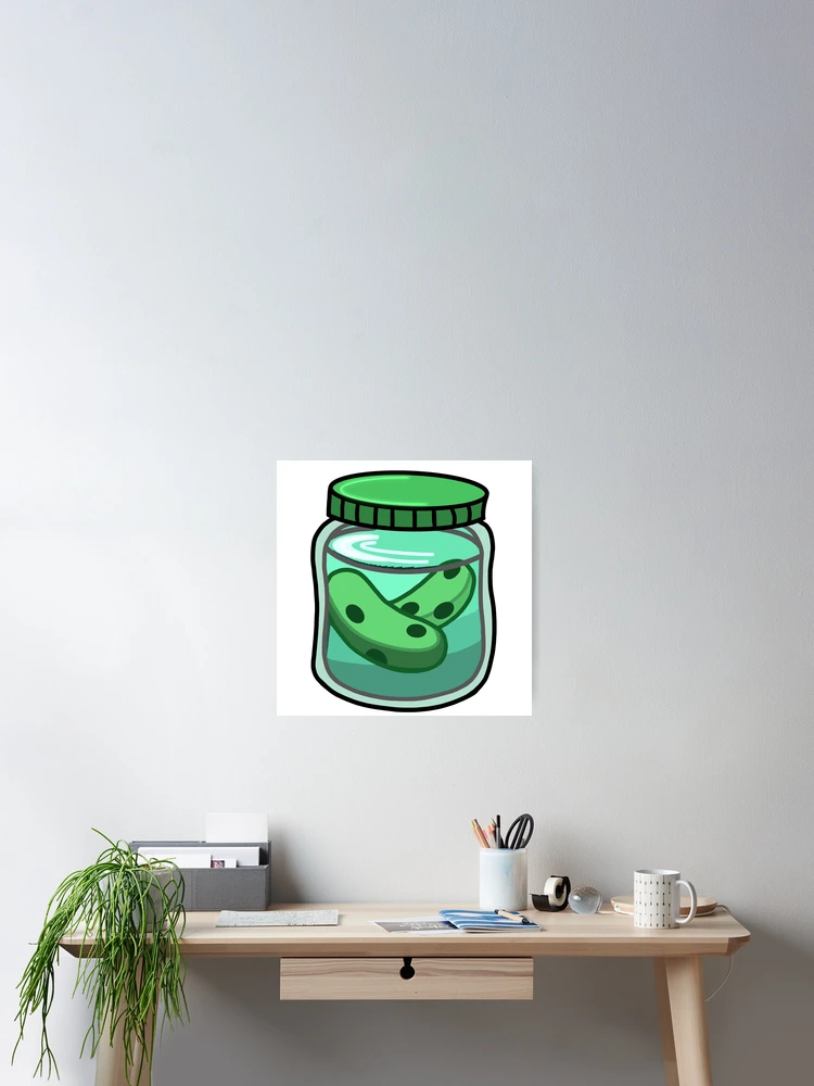 Thumbnail 2 of 3, Poster, Pickle jar designed and sold by OKyak.