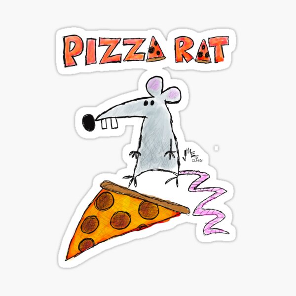 Item preview, Rata de pizza designed and sold by Claytoonz.