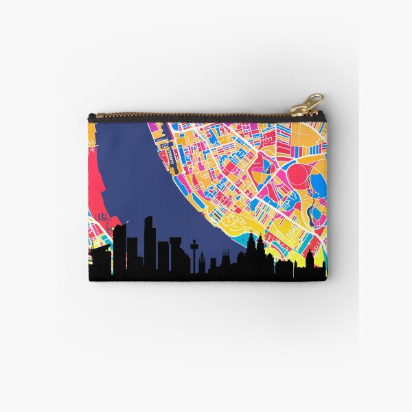 Artikelvorschau, Liverpool-Skyline-Karte entworfen und verkauft von ArtPrints.