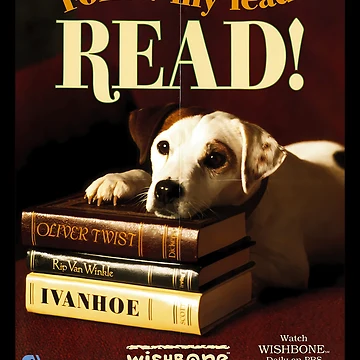 Artwork thumbnail, Wishbone dog - READ! by zobvtmnp42