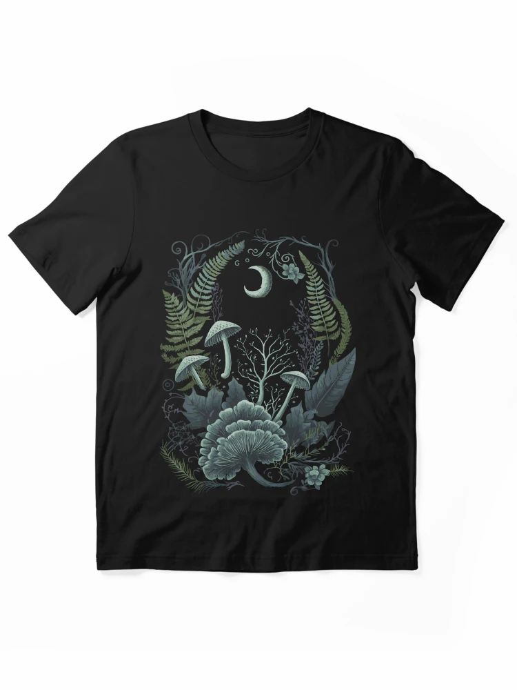 Aperçu 1 sur 7. T-shirt essentiel avec l'œuvre Art botanique sorcier créée et vendue par Enyr.