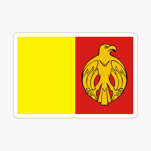Aperçu de l'œuvre Drapeau de l'oblast de Kirovohradschyna créée et vendue par PapaSpence.