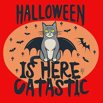 Artwork thumbnail, Halloween, Catastic by Glamalt