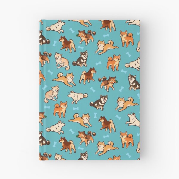 Item preview, shibes en azul designed and sold by Colordrilos.