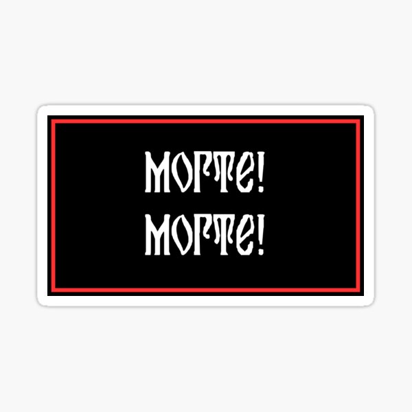 Aperçu de l'œuvre Morte! Morte! créée et vendue par WarriorFaith.