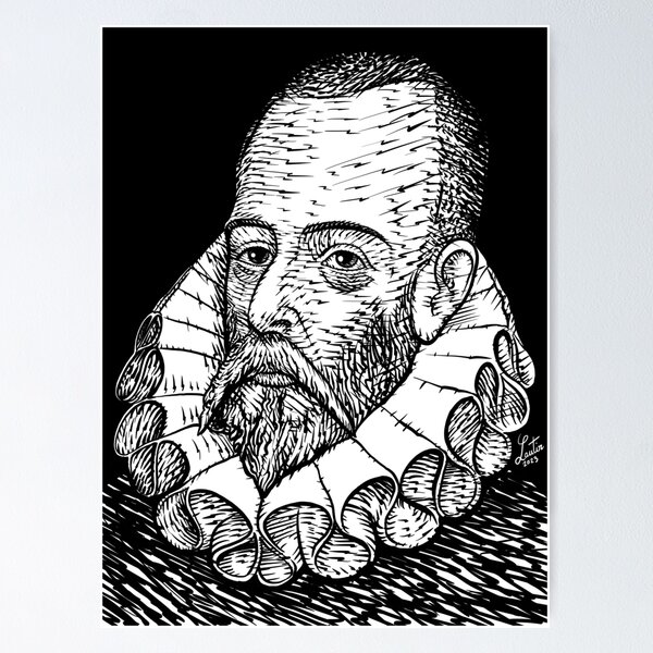 Artikelvorschau, MIGUEL DE CERVANTES Tuscheporträt entworfen und verkauft von lautir.