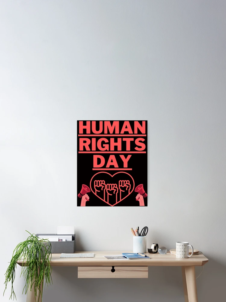 Thumbnail 2 of 3, Poster, Human Rights Day designed and sold by Simo0455.