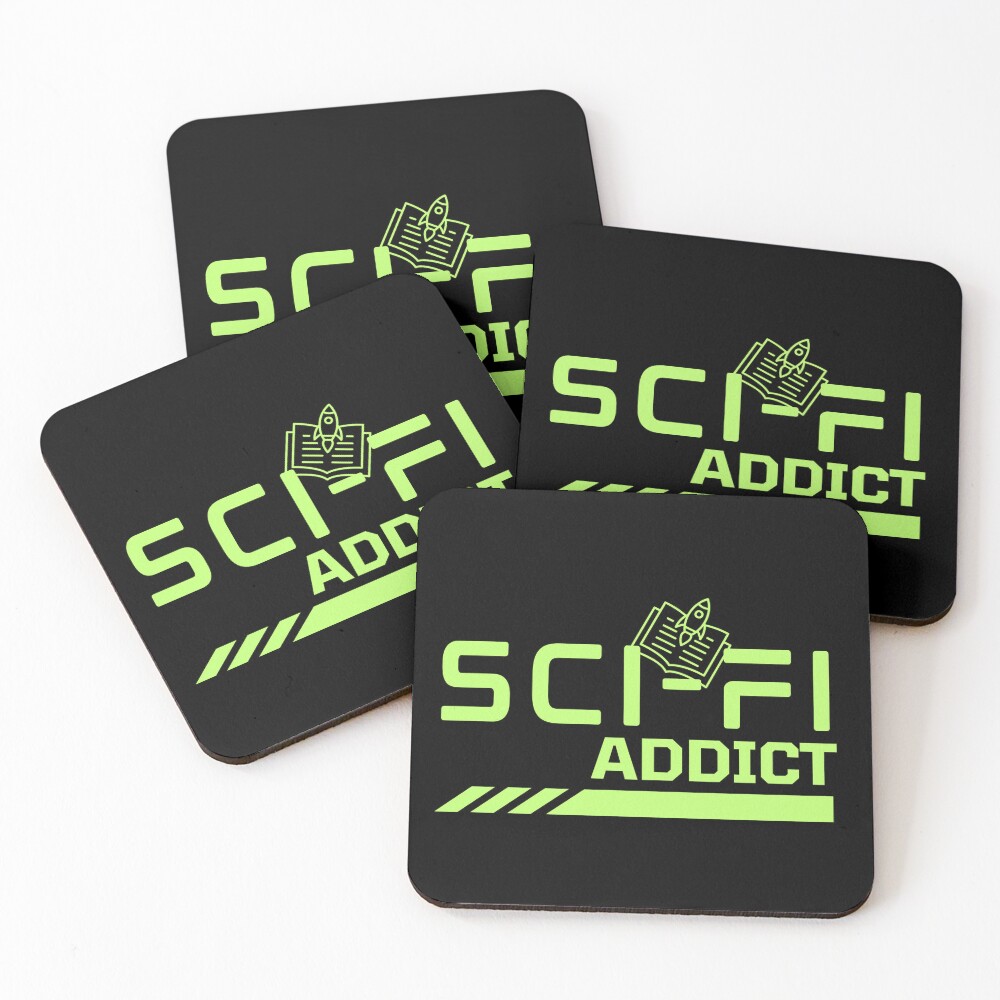 Item preview, Coasters (Set of 4) designed and sold by askthebookbug.