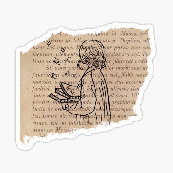 Aperçu de l'œuvre Une fille qui lit créée et vendue par BookishSpace1.