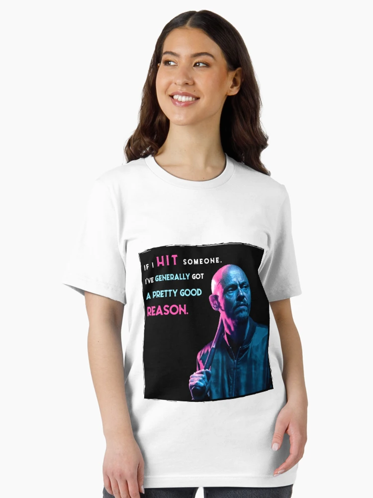 Thumbnail 3 of 7, Essential T-Shirt, if i hit someone i've generally got a pretty good reason designed and sold by GregoryMendoza.