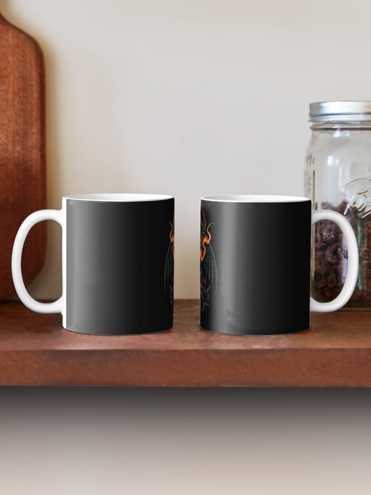 Thumbnail 2 of 6, Coffee Mug, Crowned Demon Skull designed and sold by WOLForDEER.