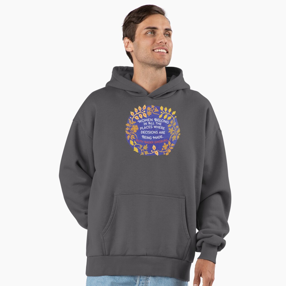 Vista previa del artículo con la obra «Sudadera con capucha oversize prémium», diseñado y vendido por fabfeminist.