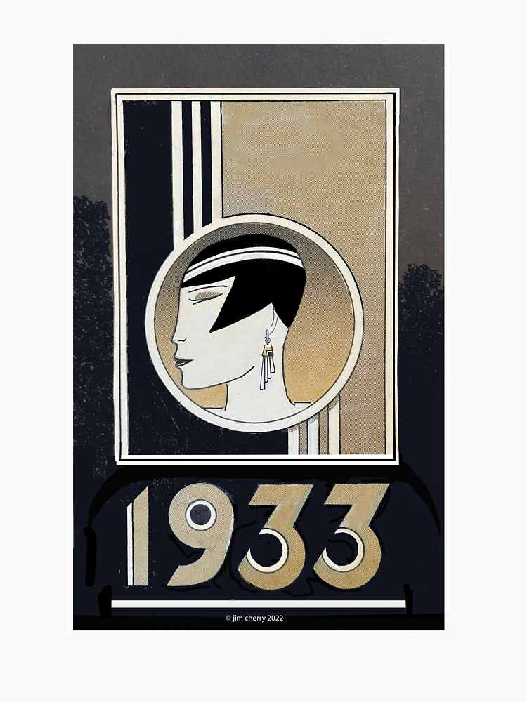 Thumbnail 7 of 7, Classic T-Shirt, Art Deco Lady designed and sold by jimcherry3.