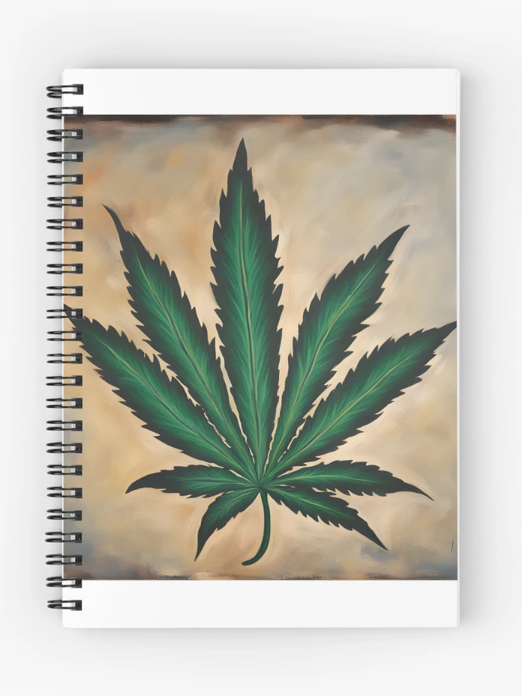 Imagen 1 de 3, Cuaderno con la obra Arte marihuana II, diseñada y vendida por Arty Stick.