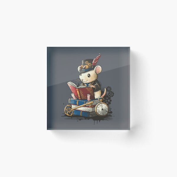 Aperçu de l'œuvre Lecteur de souris Steampunk créée et vendue par NemiMakeit.