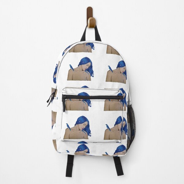 Item preview, blue hair with bird designed and sold by TresMonet.