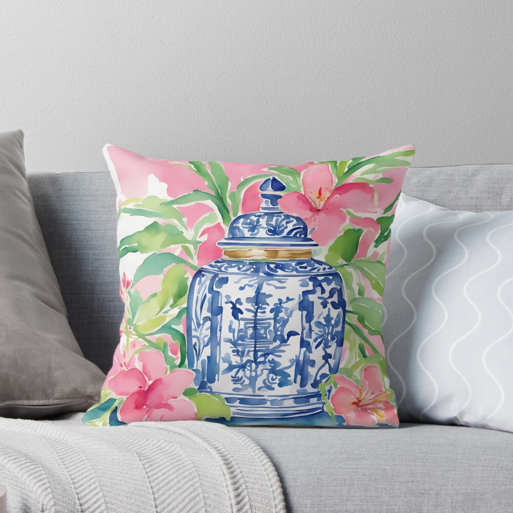 Item preview, Throw Pillow designed and sold by SophieClimaArt.