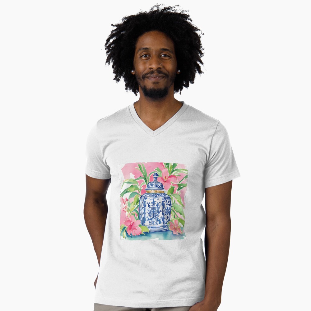 Item preview, V-Neck T-Shirt designed and sold by SophieClimaArt.