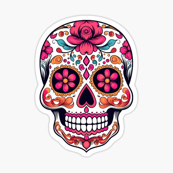 Item preview, Calavera de Azúcar, Calavera Mexicana, Día de Muertos, Días de Los Muertos No. 2 designed and sold by meganohm.