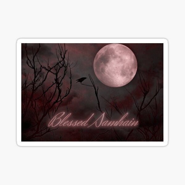 Aperçu de l'œuvre Lune de sang de Samhain créée et vendue par TempleCatWear.