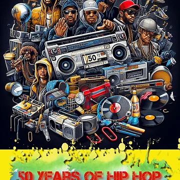 Aperçu de l'œuvre Celebrating 50 Years of Hip Hop 4 de DonAscaneo