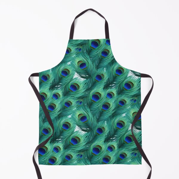 Item preview, Seamless Peacock Tile Feather Pattern designed and sold by ZeptepiPatterns.