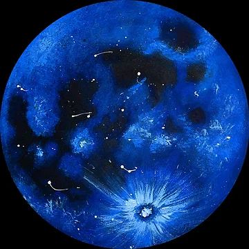 Artwork thumbnail, Blue moon by hgrasel