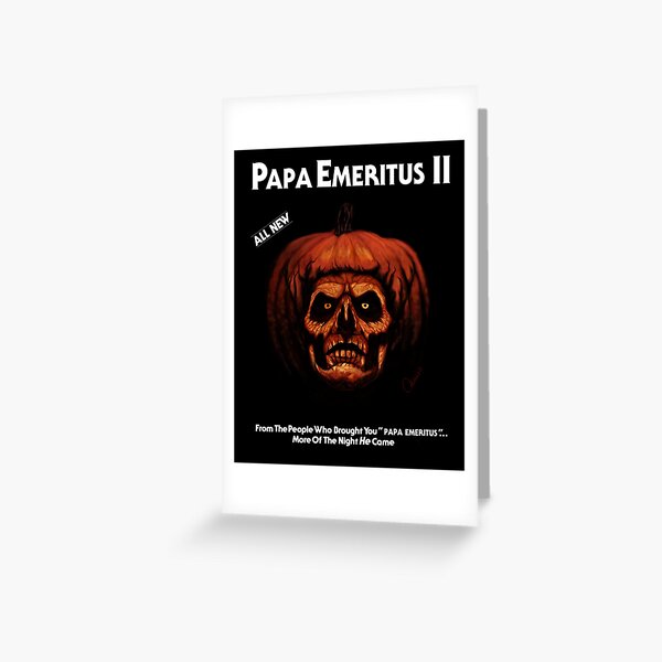 Aperçu de l'œuvre Papa émérite II Halloween créée et vendue par HypatiaSunshine.