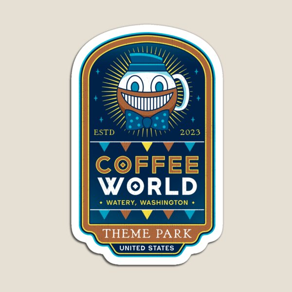Aperçu de l'œuvre Le monde du café aqueux créée et vendue par Lagelantee.