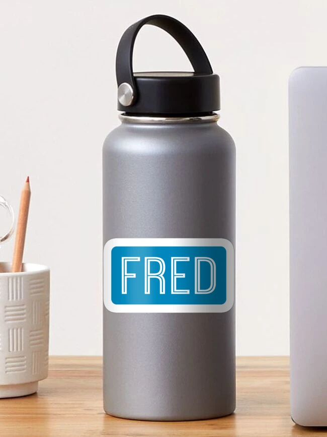 Thumbnail 1 of 3, Sticker, Fred Name designed and sold by Jeallan Designs.