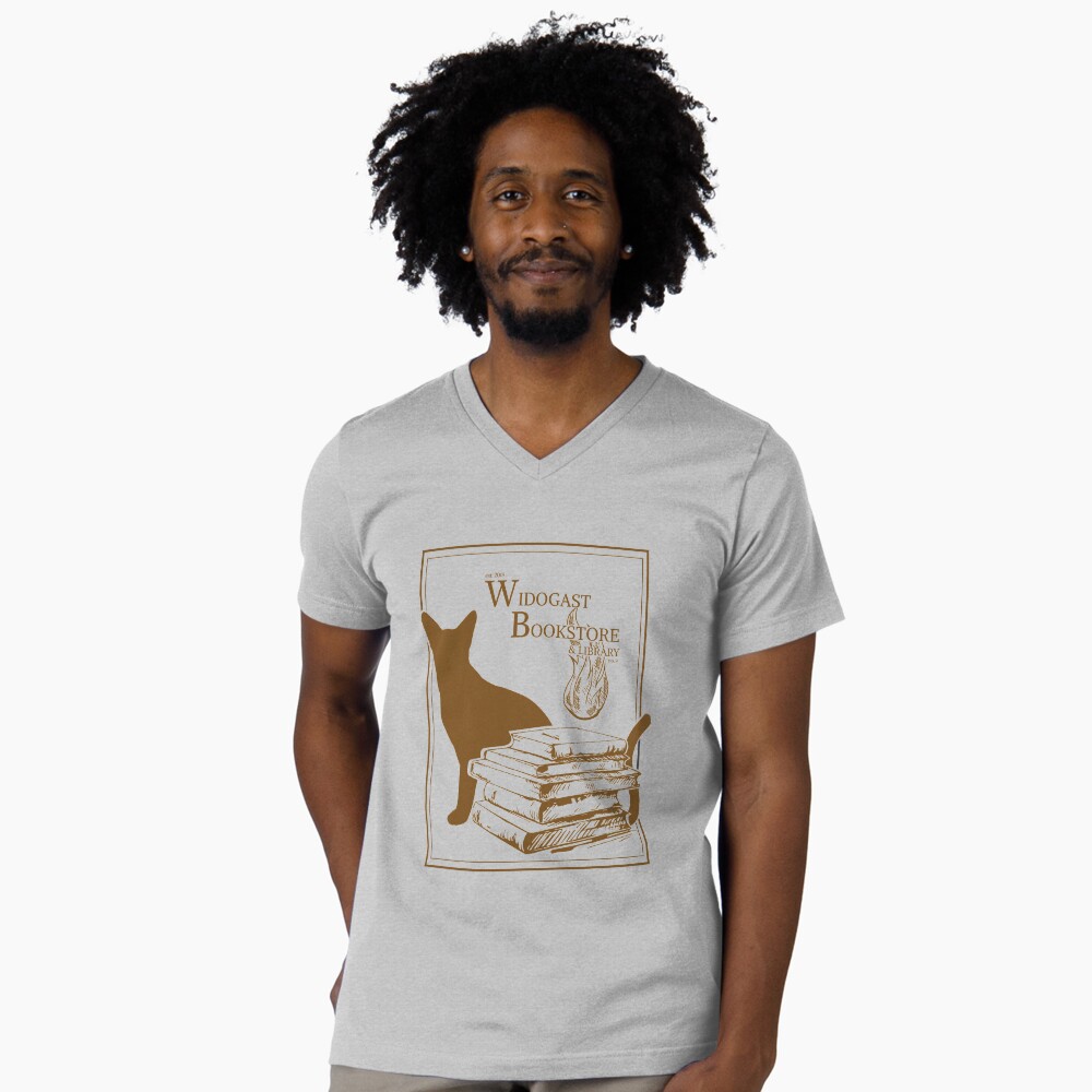 Vista previa del artículo con la obra «Camiseta de cuello en V», diseñado y vendido por kathugo.