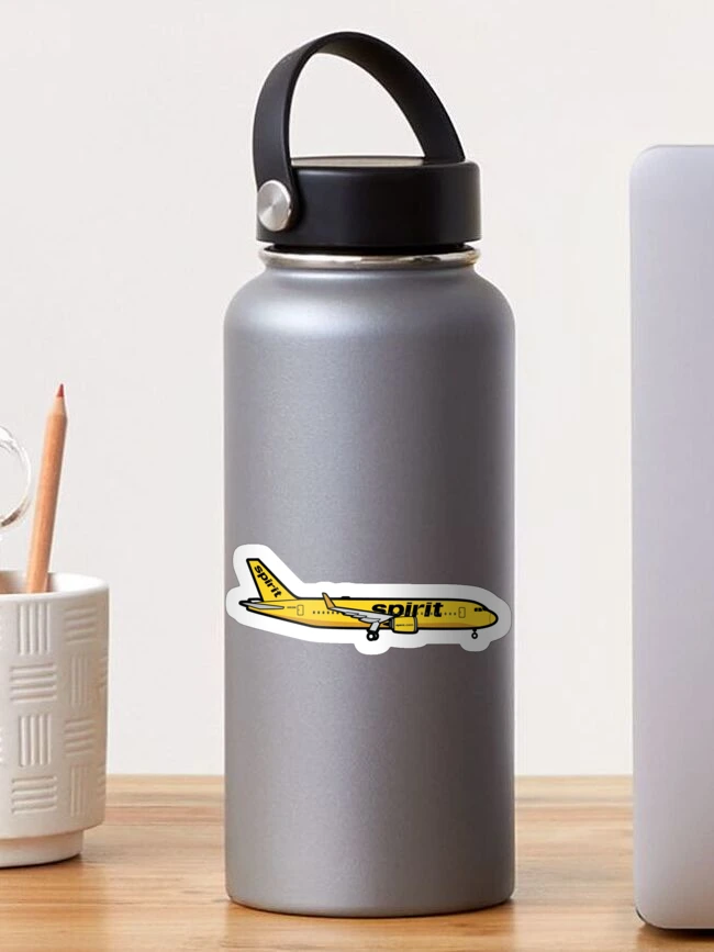 Thumbnail 1 of 3, Sticker, Spirit Airlines Airbus A320 designed and sold by PilotDecals.