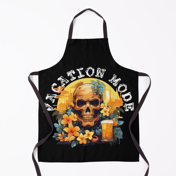 Item preview, Skull and Drink - Vacation Mode (White Lettering) designed and sold by VelvetRoom.