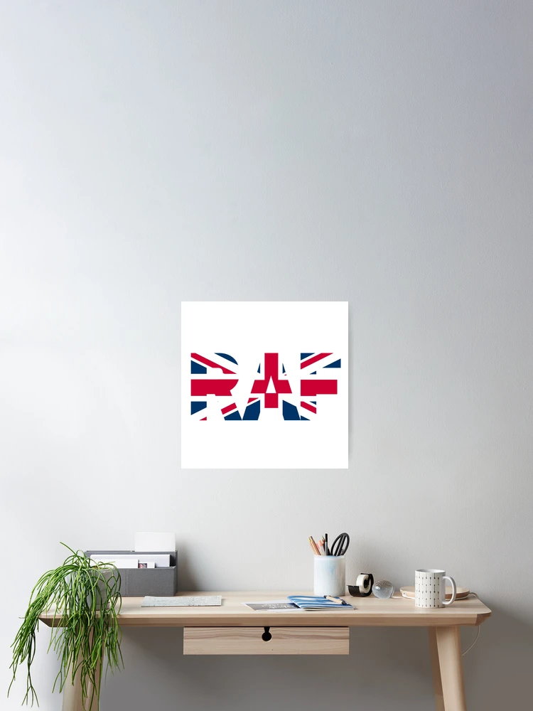 Thumbnail 2 of 3, Poster, RAF Union Jack designed and sold by Anthony Hiorns.
