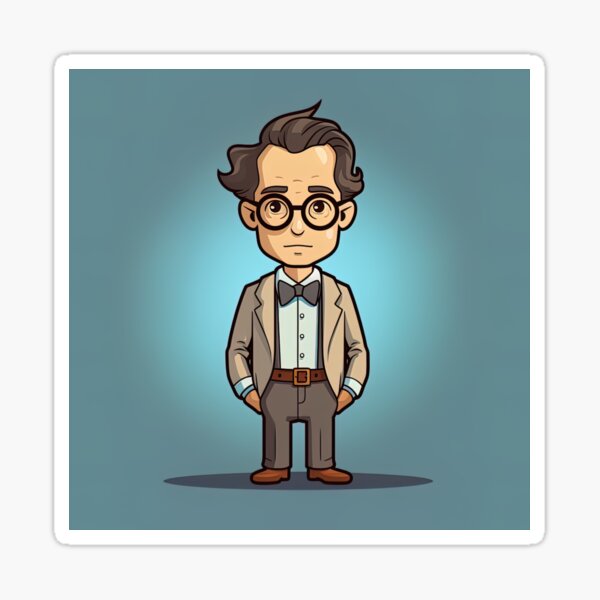 Item preview, Erwin Schrödinger | lindo estilo designed and sold by ComicsFactory.