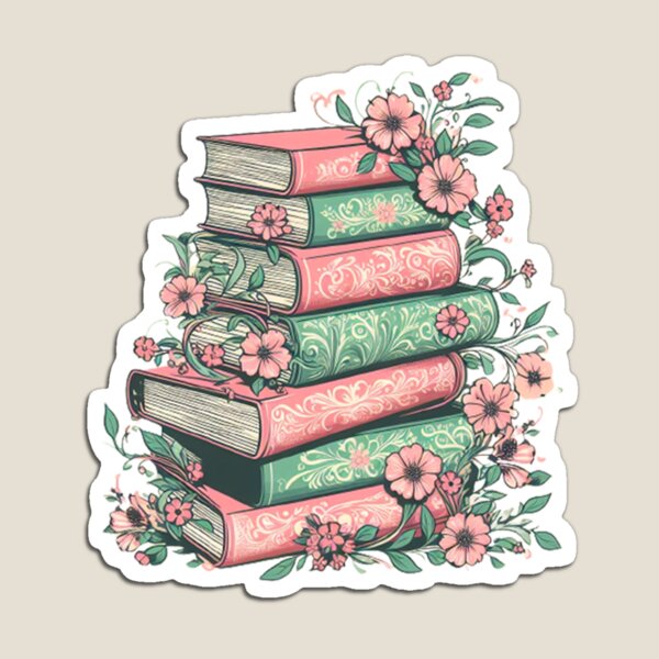 Item preview, Flores De Libros Florales Rosas Y Verdes designed and sold by maximinano100k.