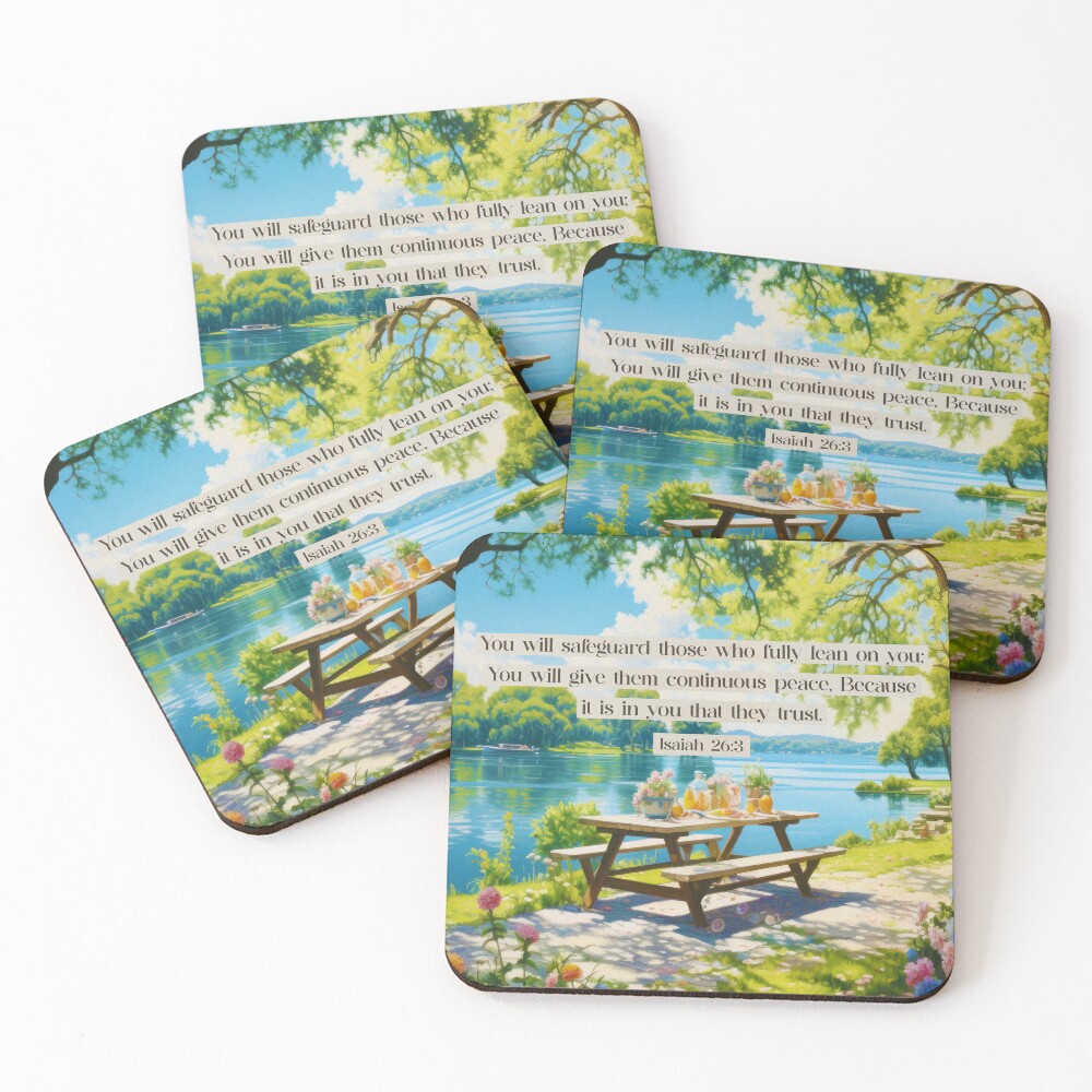 Item preview, Coasters (Set of 4) designed and sold by Paper Bee Gift Shop.