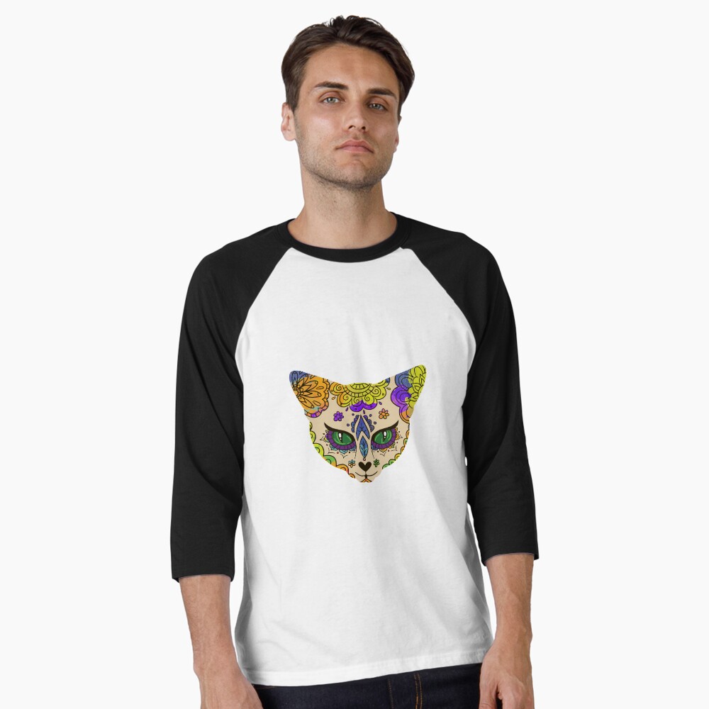 Vista previa del artículo con la obra «Camiseta ¾ estilo béisbol», diseñado y vendido por flexify.
