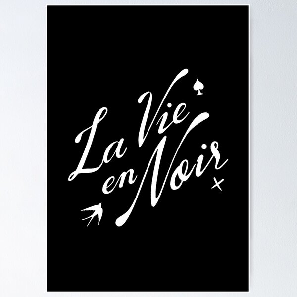 Aperçu de l'œuvre La vie en noir créée et vendue par Tararosalind.