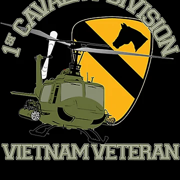 Imagen de la obra 1.a División de Caballería Veterano de Vietnam Día del Veterano de Cañonera UH1 (1) de defabiosofxs