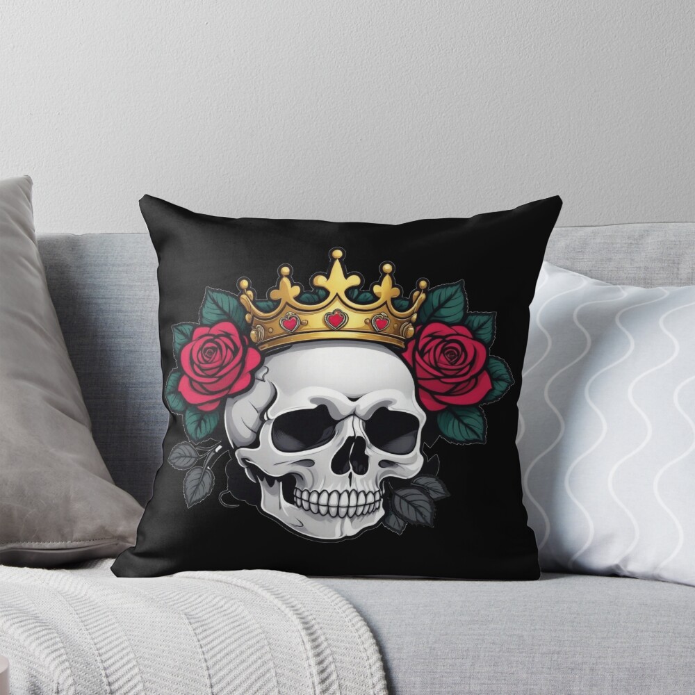 Item preview, Throw Pillow designed and sold by Skulls & Calaveras.