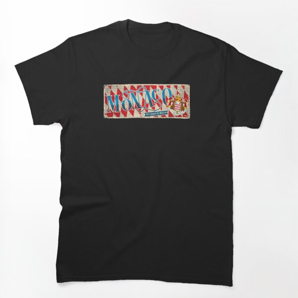 Artikelvorschau, MONACO Principauté de Monaco Aufkleber T-Shirt 01 entworfen und verkauft von LocationInks.