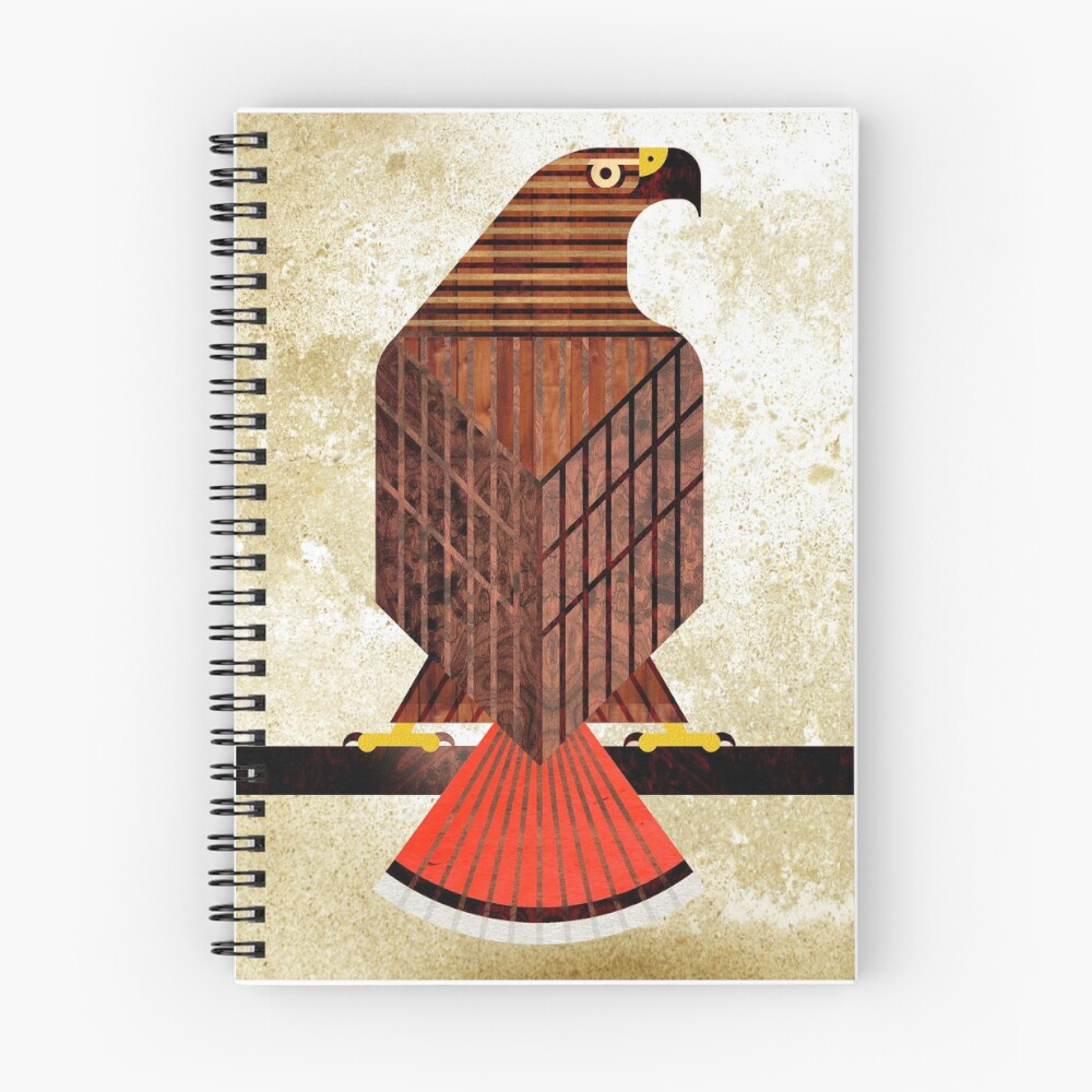 Vista previa del artículo con la obra «Cuaderno de espiral», diseñado y vendido por Scott Partridge.