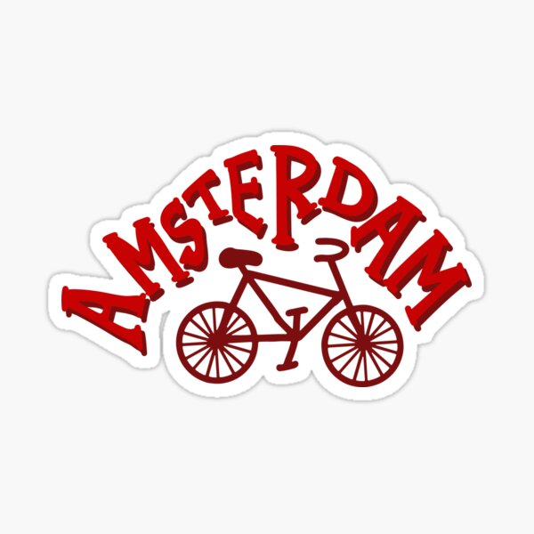 Aperçu de l'œuvre Logo du vélo de la ville d'Amsterdam créée et vendue par Miles Reinstein.
