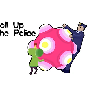 Imagen de la obra Enrollar la pegatina de la policía de Shirogami